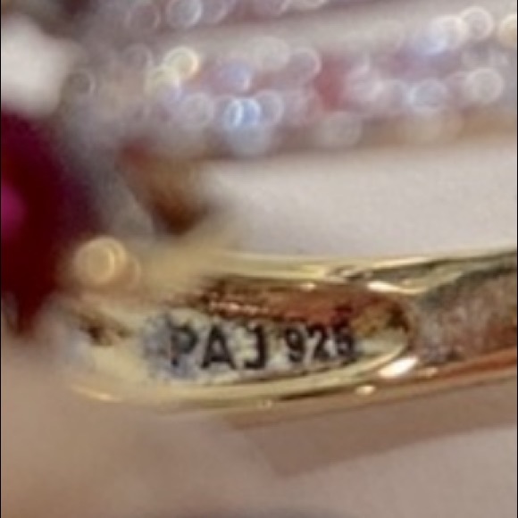 NWT Ruby Yellow gold Ring size 7 - Picture 15 of 16